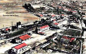 AIN-BEIDA - VUE AERIENNE QUARTIER DE LA GARE